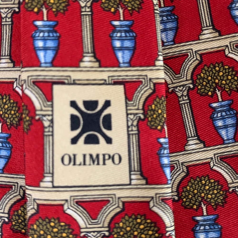 Eximious of London Topiary 100% Silk Necktie - Picture 4 of 12